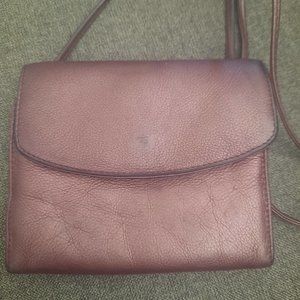 Derek Alexander Leather Small Half Flap Organizer Bag